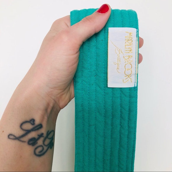 Marilyn Brooks Silk Vintage Wrap Belt! So easy, so pretty! - Picture 10 of 11